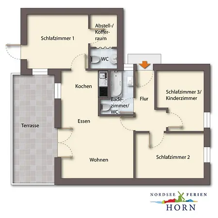 Vakantiehuis Nordseemuschel